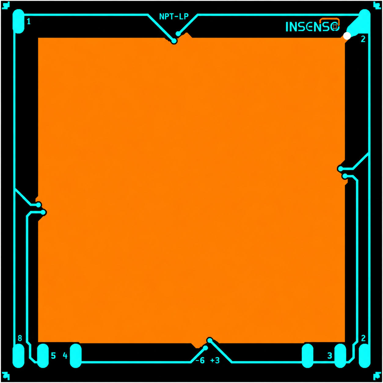 IPD10 high-precision silicon pressure sensor die with piezoresistive Wheatstone bridge